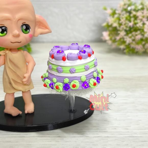Mini Cult Dobby Levitando o Bolo - Harry Potter