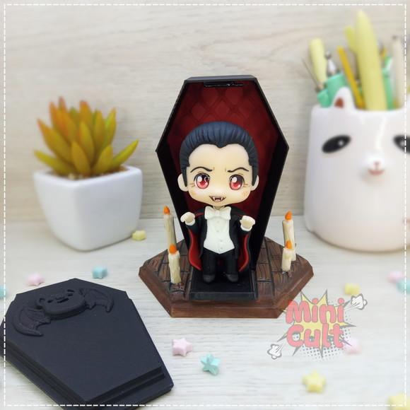 Mini Cult Drácula com Caixão Interativo