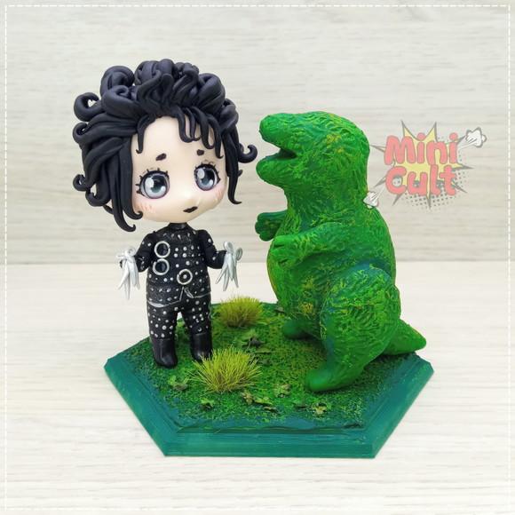 Mini Cult Edward Mãos de Tesoura + topiaria (Tim Burton)