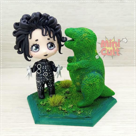 Mini Cult Edward Mãos de Tesoura + topiaria (Tim Burton)