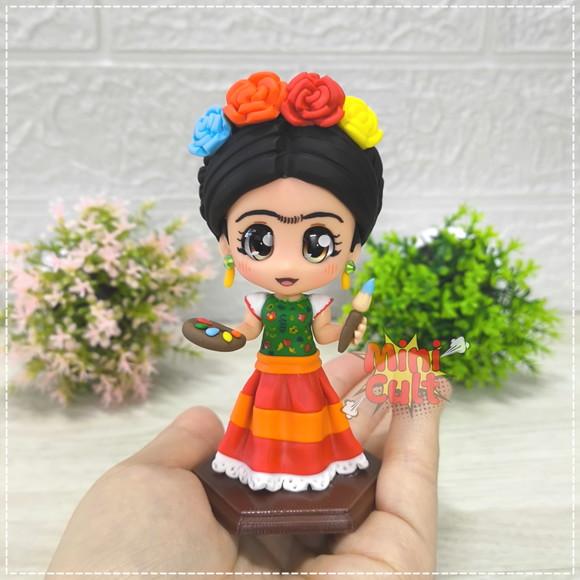 Mini Cult Frida Kahlo com Pincel e Godê