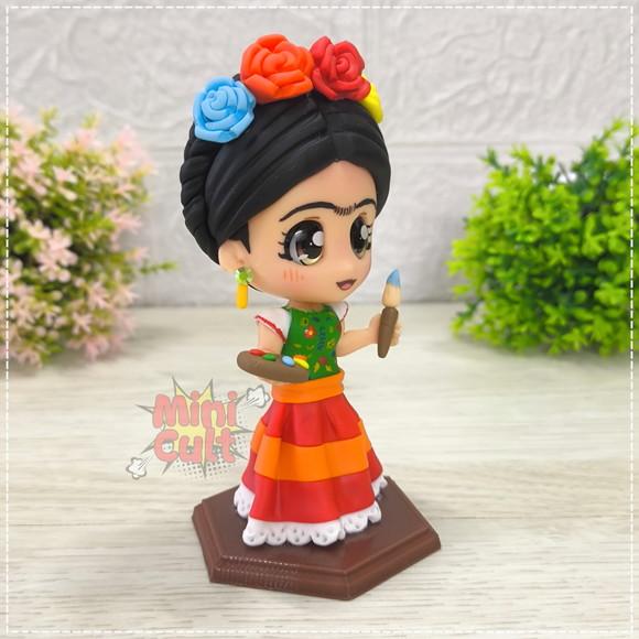 Mini Cult Frida Kahlo com Pincel e Godê