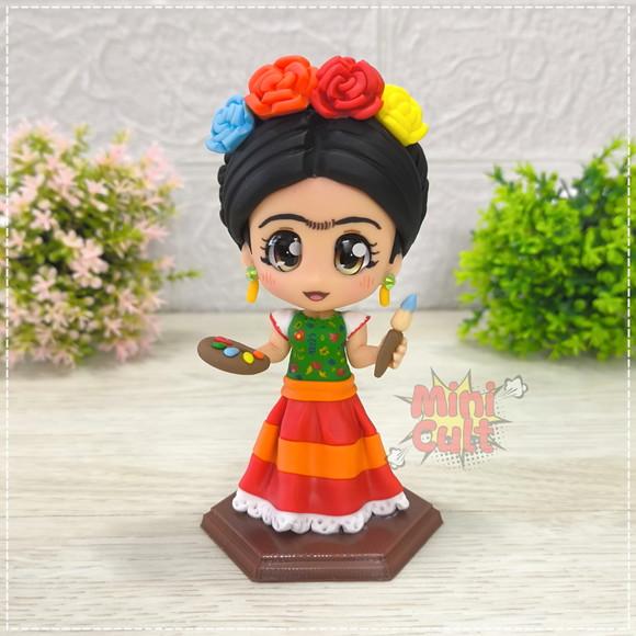 Mini Cult Frida Kahlo com Pincel e Godê