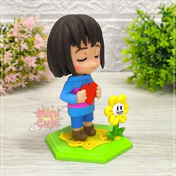 Mini Cult Frisk + Flowey - Undertale