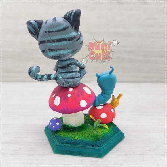 Mini Cult Gato de Cheshire e Absolem - Alice no País das Maravil