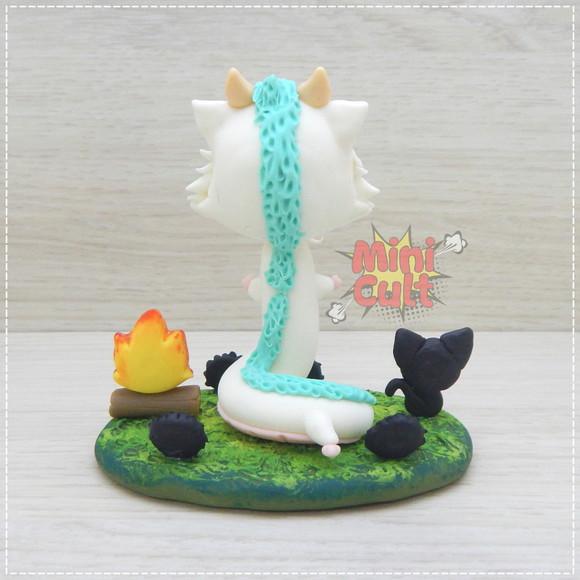 Mini Cult Haku + Calcifer + Jiji + Fuligens - Studio Ghibli