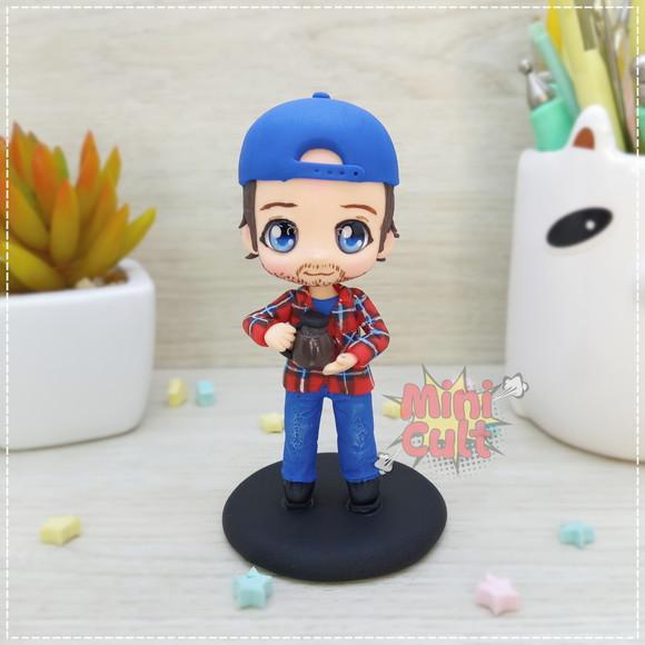 Mini Cult Luke Danes Servindo Café - Gilmore Girls