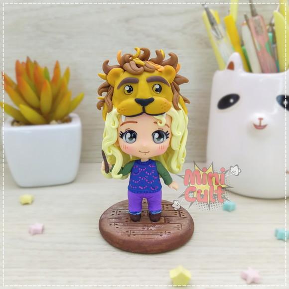 Mini Cult Luna Lovegood com Chapéu de Leão - Harry Potter