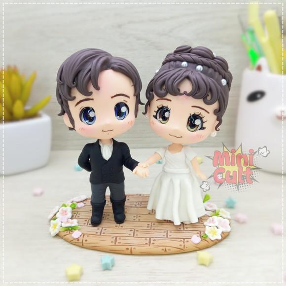 Mini Cult Mr. Darcy e Lizzy Bennet - Orgulho e Preconceito