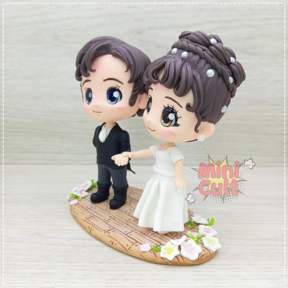 Mini Cult Mr. Darcy e Lizzy Bennet - Orgulho e Preconceito