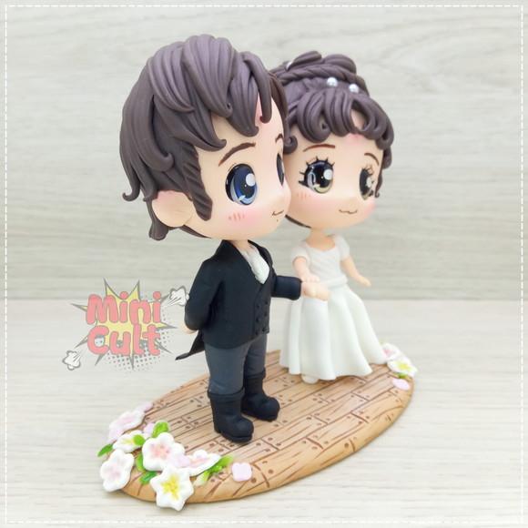 Mini Cult Mr. Darcy e Lizzy Bennet - Orgulho e Preconceito
