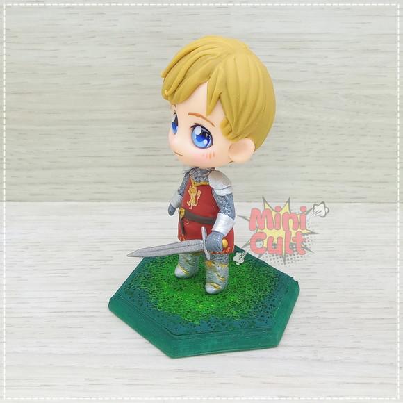 Mini Cult Pedro Pevensie Com armadura - As Crônicas de Nárnia