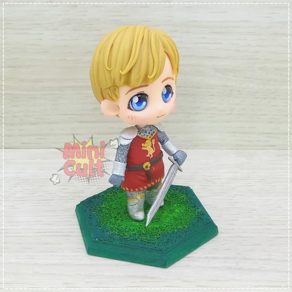 Mini Cult Pedro Pevensie Com armadura - As Crônicas de Nárnia