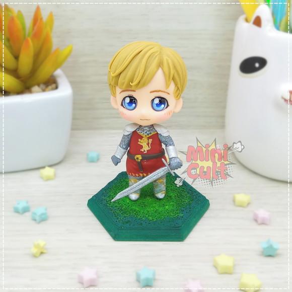 Mini Cult Pedro Pevensie Com armadura - As Crônicas de Nárnia