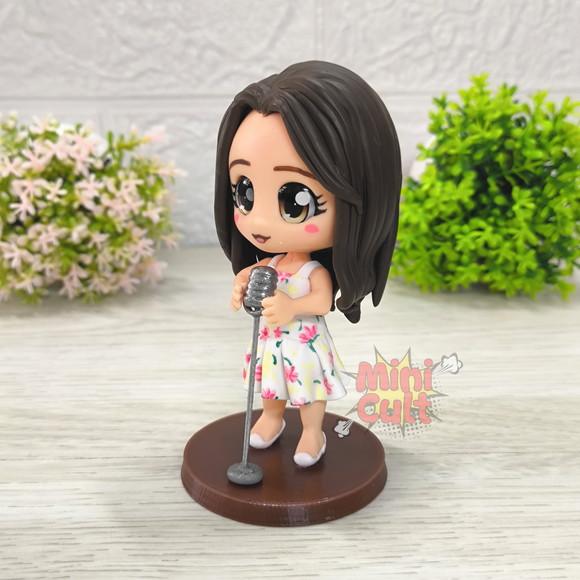 Mini Cult Personalizado / Pessoa Comum com Microfone