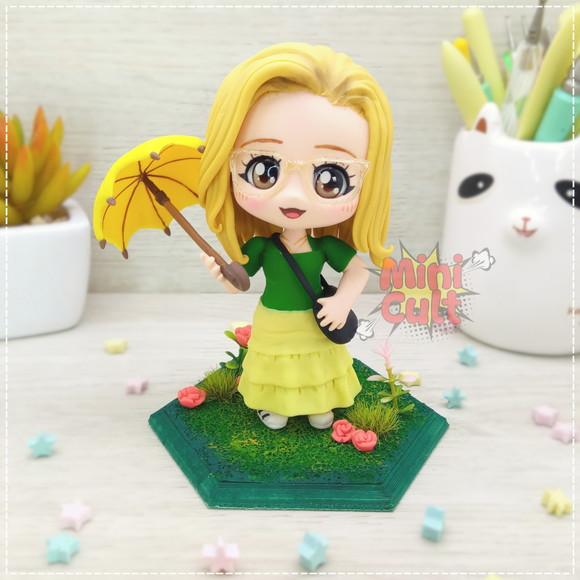 Mini Cult Personalizado com Guarda-chuva Amarelo