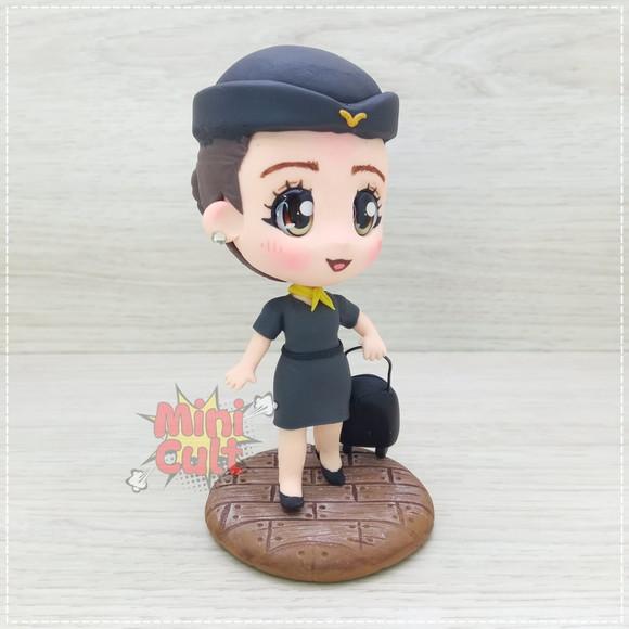 Mini Cult Personalizado Comissária de Vôo