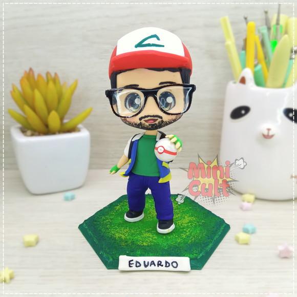 Mini Cult Personalizado Cosplayer - Ash (pokémon)