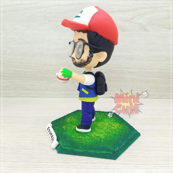 Mini Cult Personalizado Cosplayer - Ash (pokémon)