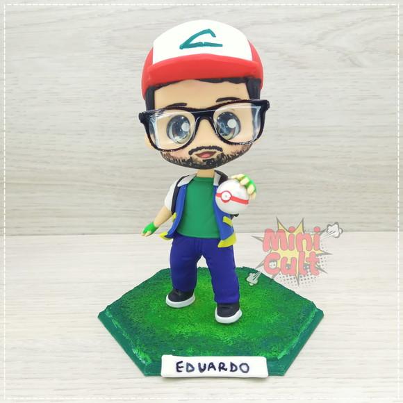 Mini Cult Personalizado Cosplayer - Ash (pokémon)