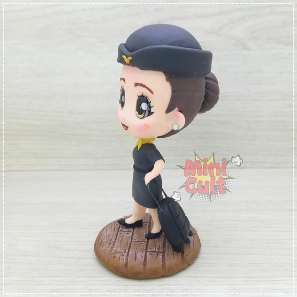 Mini Cult Personalizado Comissária de Vôo
