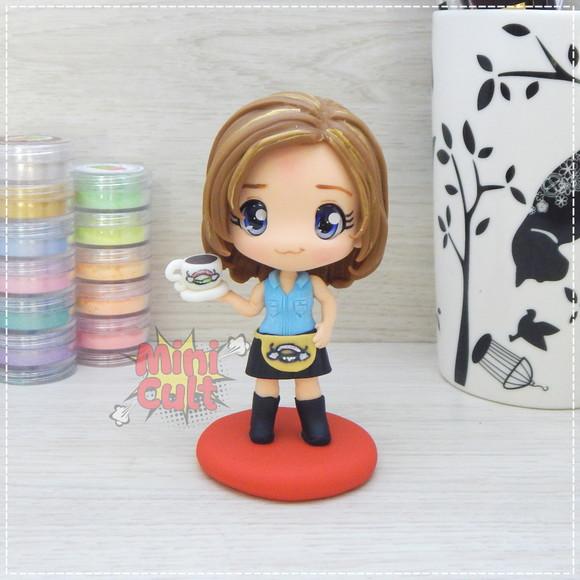 Mini Cult Rachel Green Servindo Café - Friends