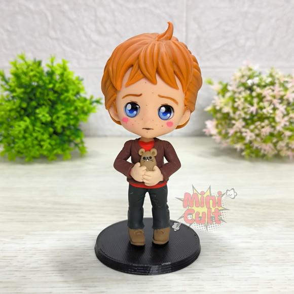 Mini Cult Rony Wesley + Ratinho Perebas - Harry Potter