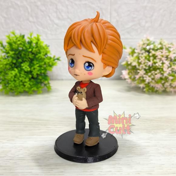 Mini Cult Rony Wesley + Ratinho Perebas - Harry Potter