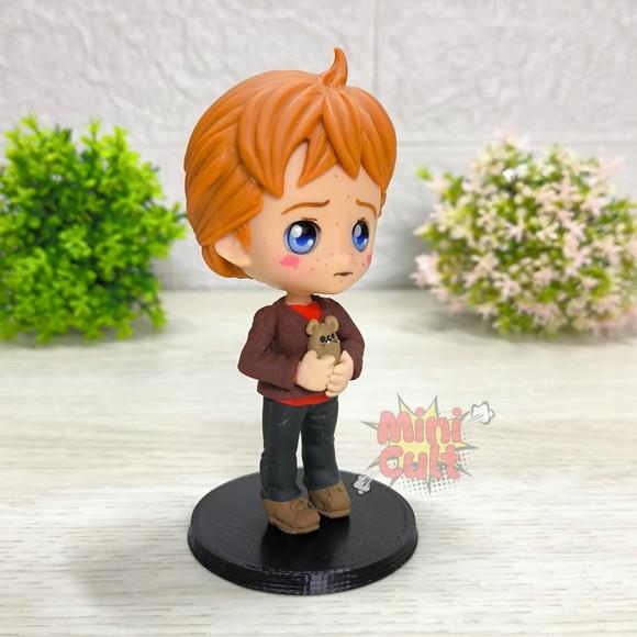 Mini Cult Rony Wesley + Ratinho Perebas - Harry Potter
