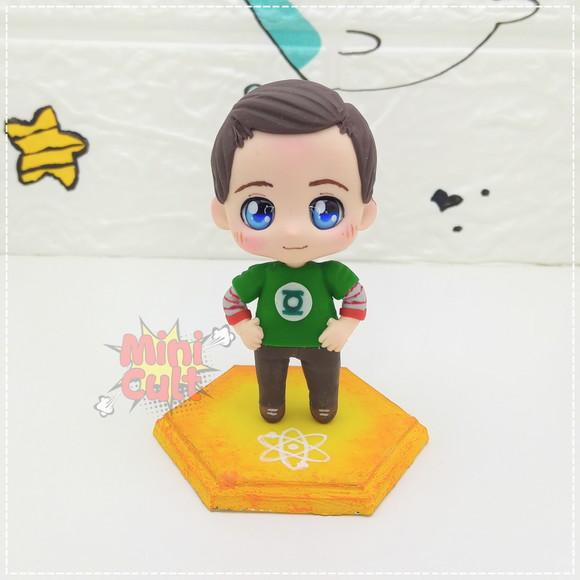 Mini Cult Sheldon Cooper (camisa Verde)- The Big Bang Theory