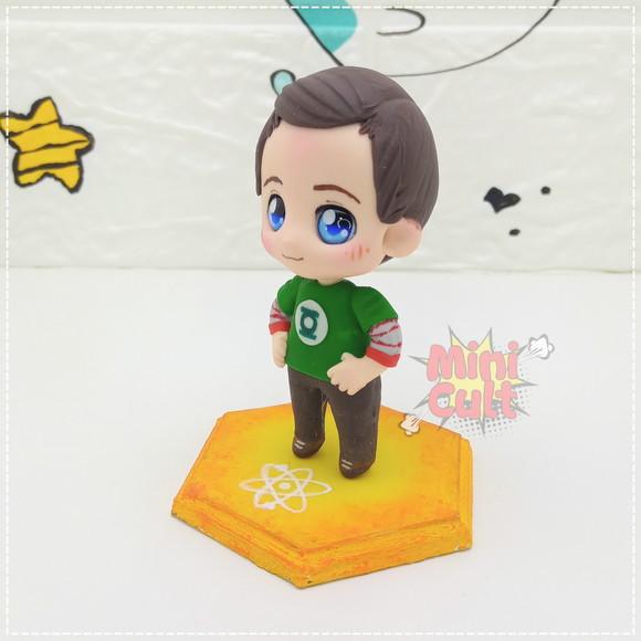 Mini Cult Sheldon Cooper (camisa Verde)- The Big Bang Theory