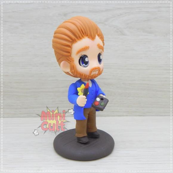 Mini Cult Vincent Van Gogh com Pincel e Godê