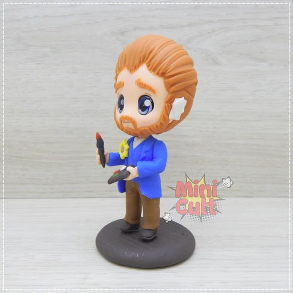 Mini Cult Vincent Van Gogh com Pincel e Godê
