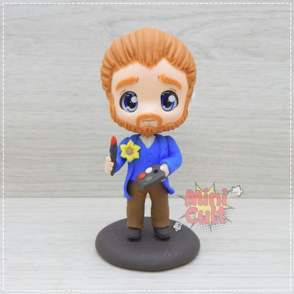 Mini Cult Vincent Van Gogh com Pincel e Godê