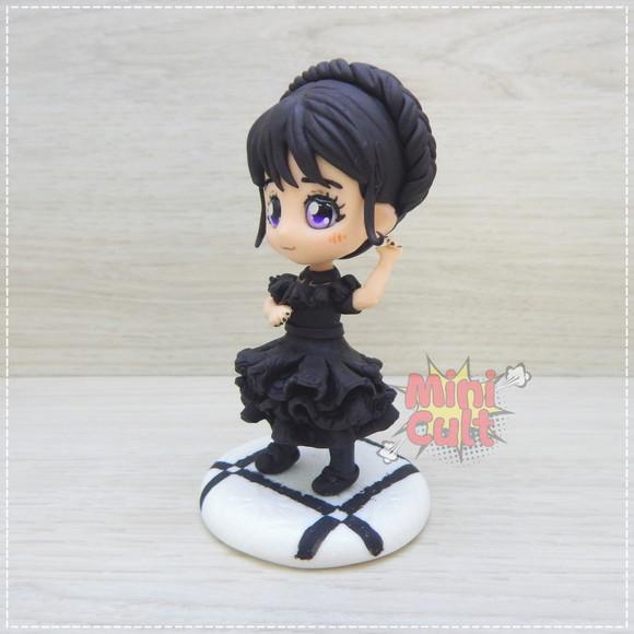 Mini Cult Wandinha Addams na Cena de Dança - Wednesday