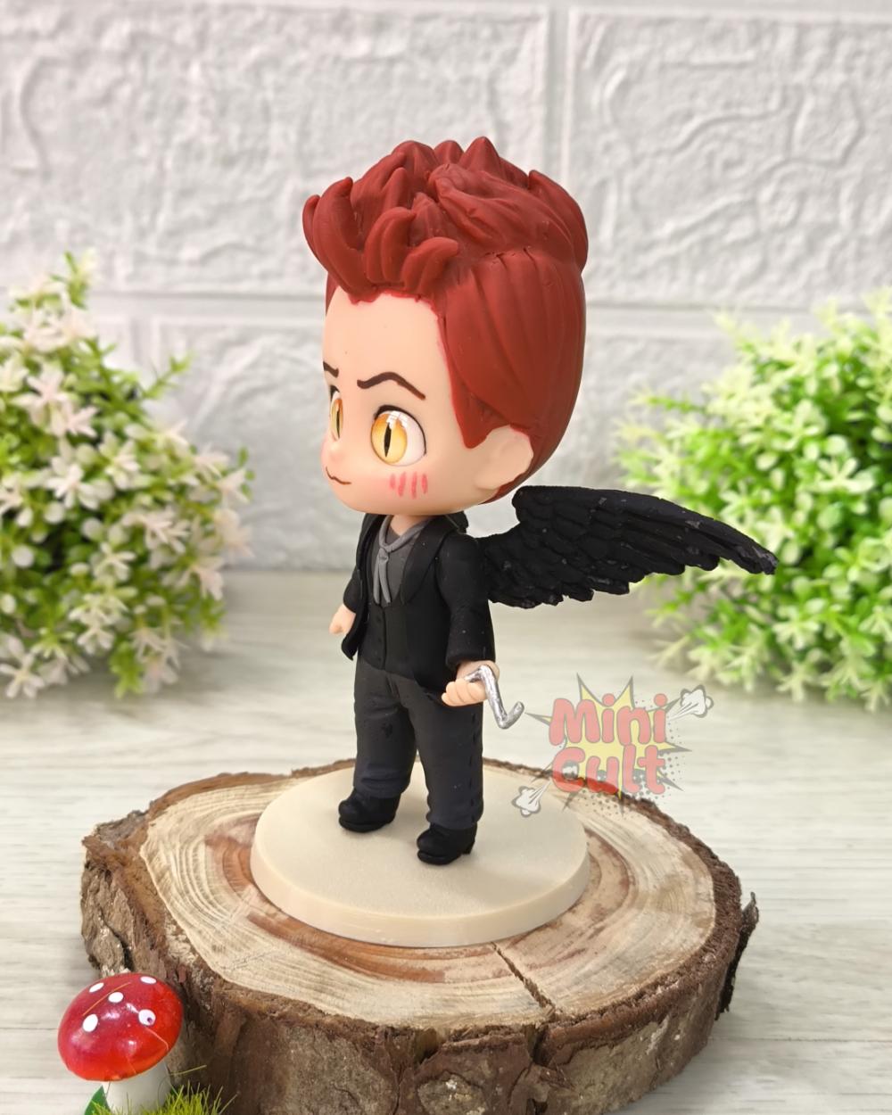 Mini Cult Crowley com Asas - Good Omens