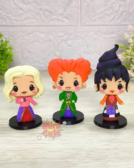 Kit Fofitos Kawaii Abracadabra / Irmãs Sanderson