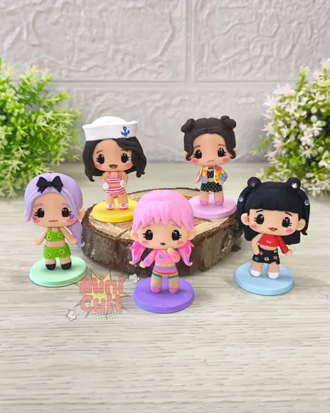 Kit Fofitos Kawaii Blackpink e Selena Gomez - Ice Cream
