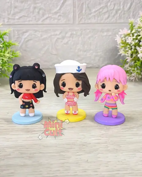 Kit Fofitos Kawaii Blackpink e Selena Gomez - Ice Cream