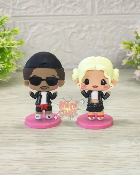 Fofitos Kawaii Bruno Mars e Rosé - Apt