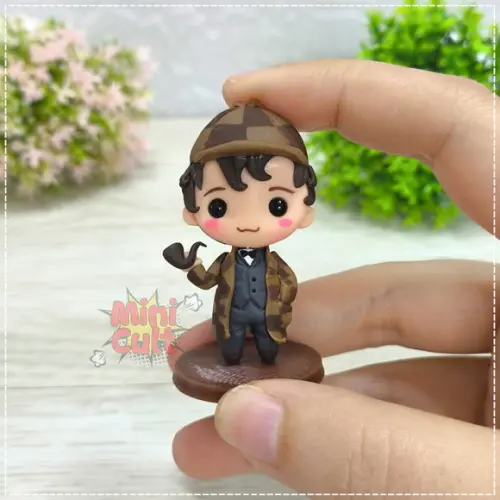 Fofitos Kawaii Sherlock Holmes e Dr. Watson