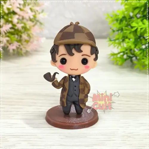 Fofitos Kawaii Sherlock Holmes e Dr. Watson
