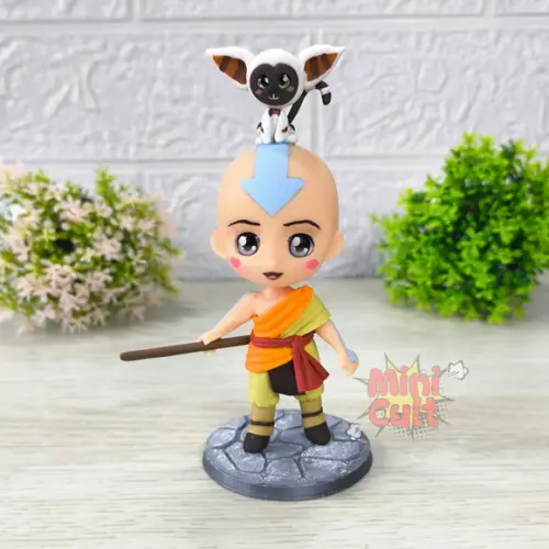 Mini Cult Aang e Momo - Avatar / a Lenda de Aang