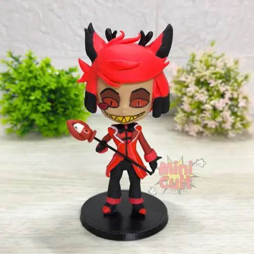 Mini Cult Alastor, o Demônio do Rádio - Hazbin Hotel