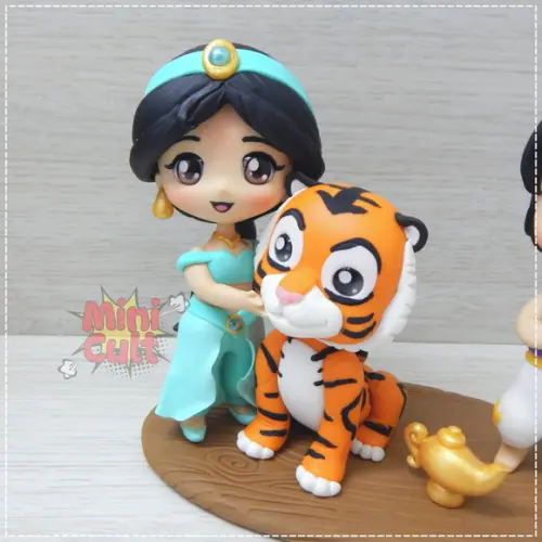 Mini Cult Aladdin, Jasmine e Rajah - Aladdin