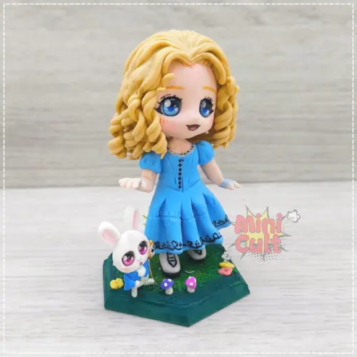 Mini Cult Alice e Coelho - Alice no País das Maravilhas (Tim Bur