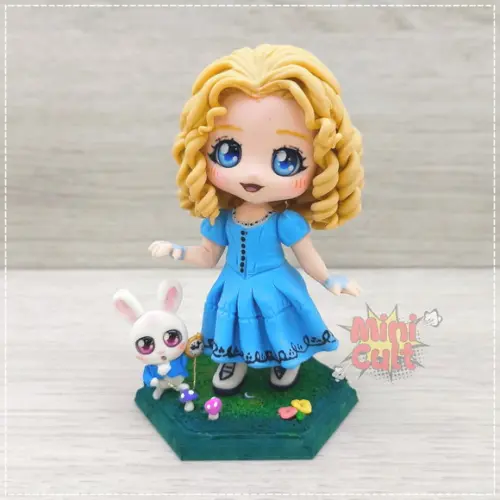 Mini Cult Alice e Coelho - Alice no País das Maravilhas (Tim Bur