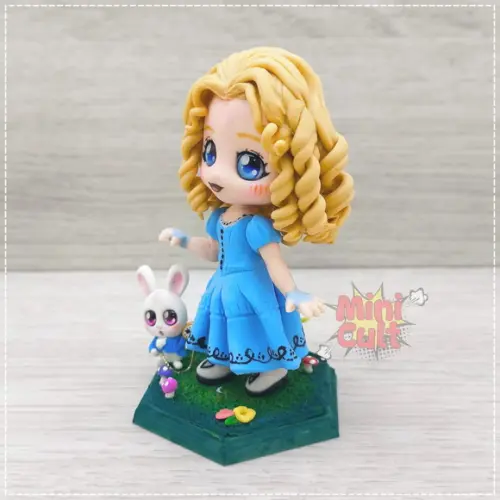 Mini Cult Alice e Coelho - Alice no País das Maravilhas (Tim Bur