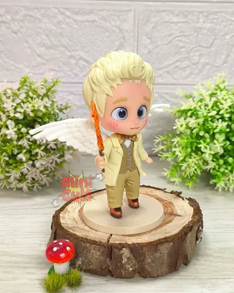 Mini Cult Aziraphale com Asas - Good Omens