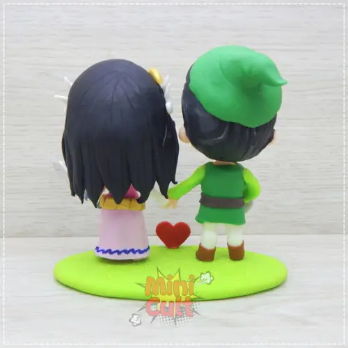 Mini Cult Casal Personalizado Cosplayer - Link e Zelda